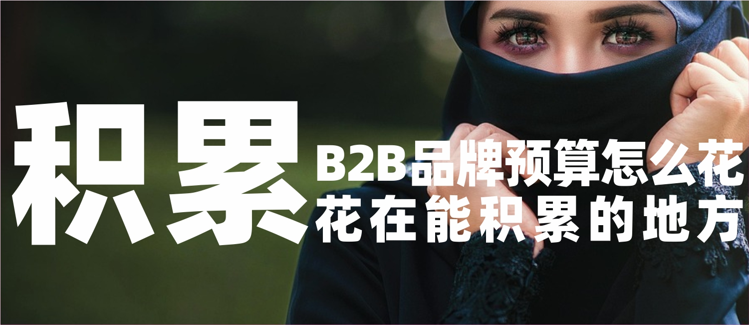 信立浩达：B2B品牌预算怎么花——把钱花在能积累的地方